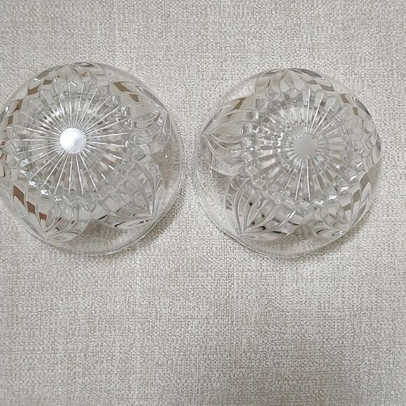 Crystal Tulip Flower Candleholders Votive holder Set of 2 - Picture 5 of 11